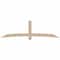 Ekena Millwork Bellingham Timber Gable Bracket, Douglas Fir, 108"W x 31 1/2"H x 3 1/2"D x 5 1/2"F, 7/12 Pitch GBW108X31X0406BEL00SDF - alternate 1